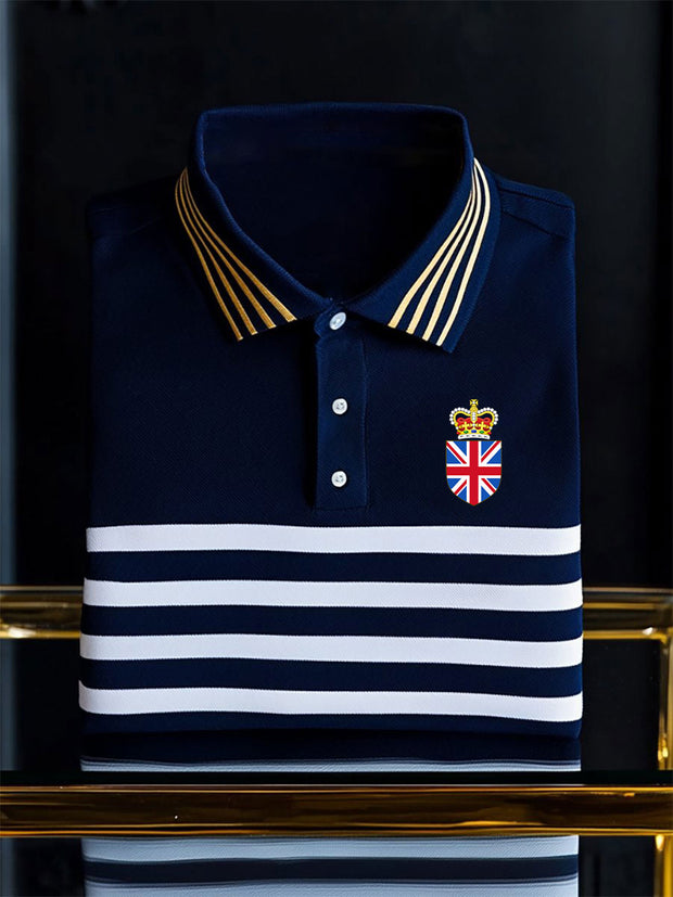 Men's Vintage British Crown Casual Shirt