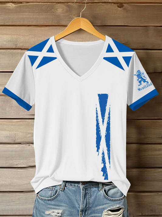 Women's Scottish Flag Short Sleeve T-Shirt