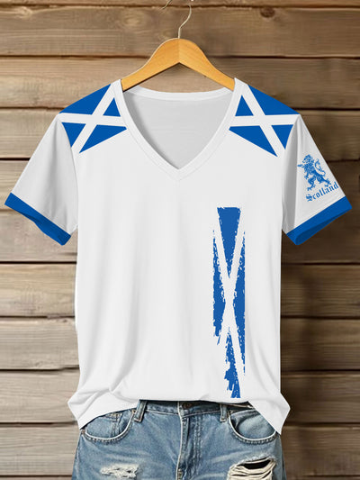 Women's Scottish Flag Short Sleeve T-Shirt