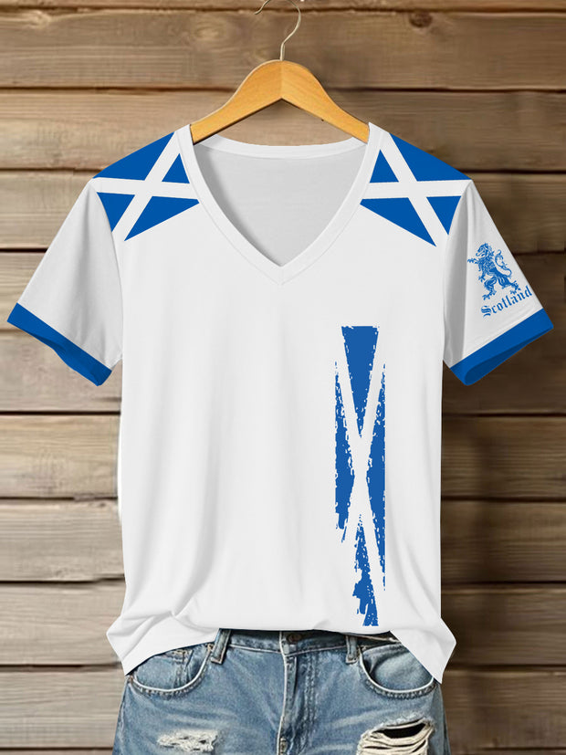 Women's Scottish Flag Short Sleeve T-Shirt