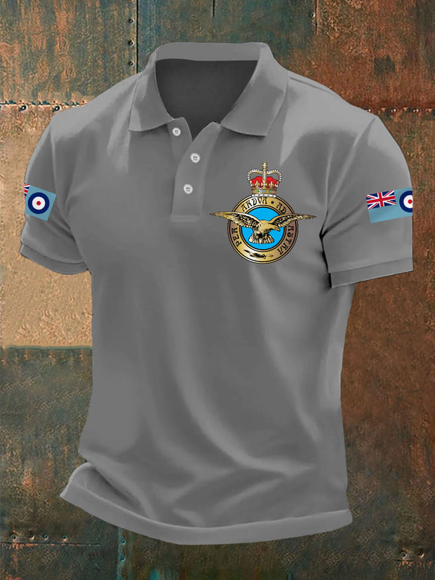 Men's RAF Print Casual Top