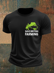 Men's Save British Farming Printed T-shirt