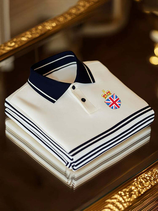 Men's Vintage British Crown Casual Shirt