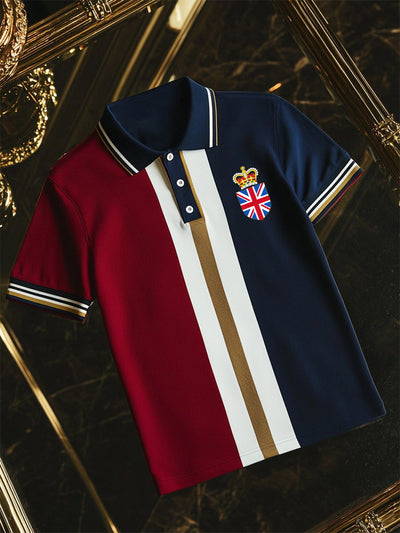 Men's Vintage British Crown Casual Shirt