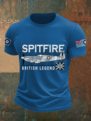 Men's Spitfire British Legend Print Casual Tee