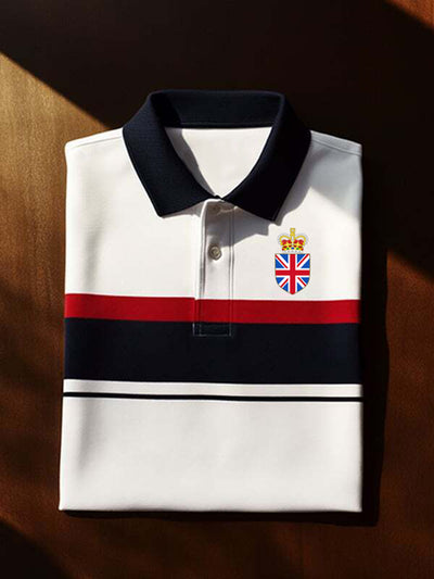 Men's Vintage British Crown Casual Shirt