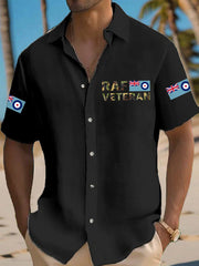 Men's RAF Veteran Casual Short Sleeve Shirt
