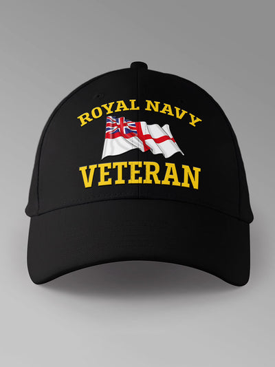 Unisex Royal Navy Veteran Printed Hat