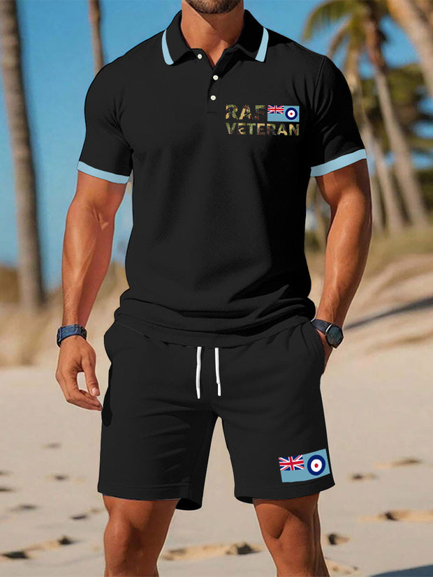 Men's RAF Veteran Two-Piece Polo Set