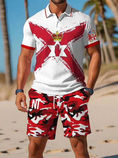 Men's Northern Ireland Print Leisure Suit