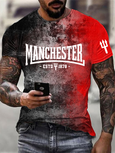 Men's Manchester United Short Sleeves T-shirt