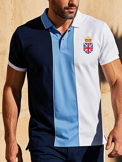 Men's Vintage British Crown Casual Shirt