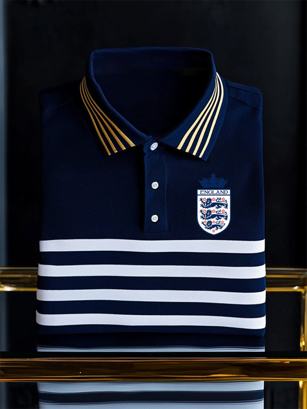 Men's Vintage England Crown Casual Shirt