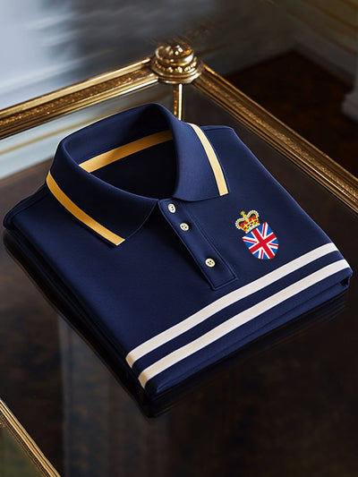 Men's Vintage British Crown Casual Shirt