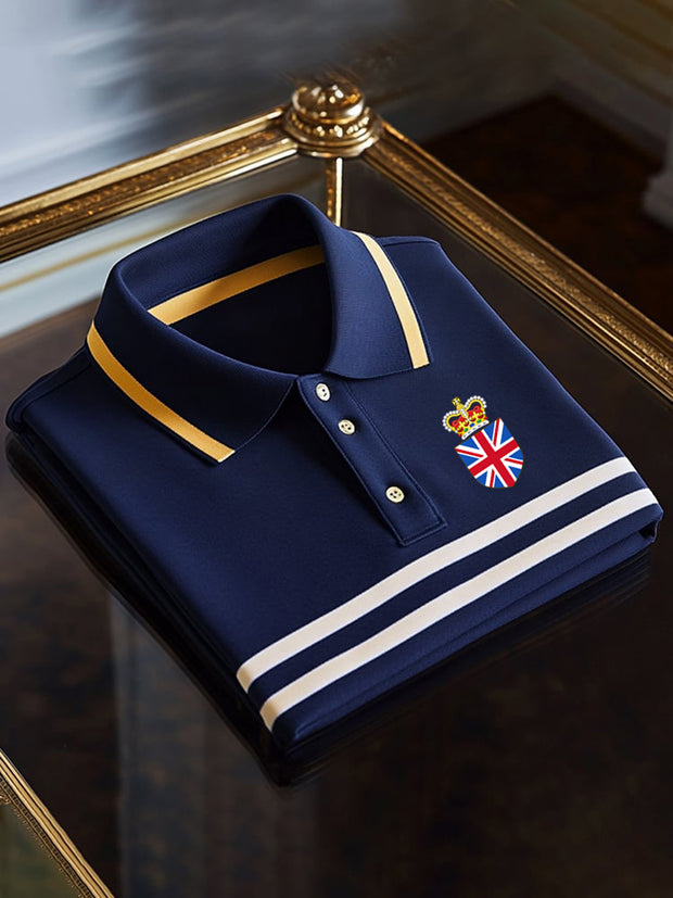 Men's Vintage British Crown Casual Shirt