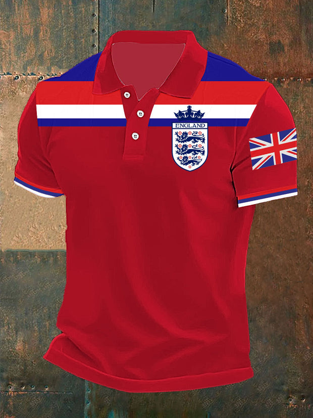 Men's Vintage England Crown Casual Shirt