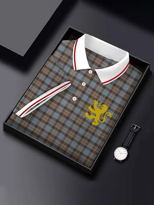 Men's Vintage Scotland Lion  Short Sleeve Top