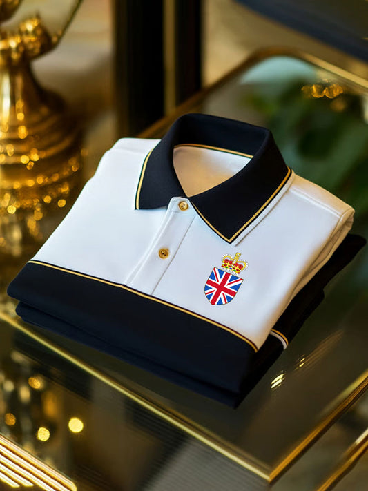 Men's Vintage England Crown Casual Shirt