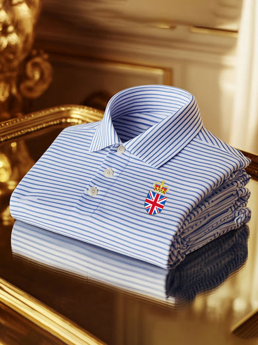 Men's Vintage England Crown Casual Shirt
