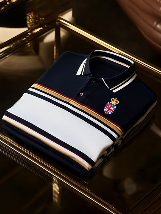 Men's Vintage England Crown Casual Shirt