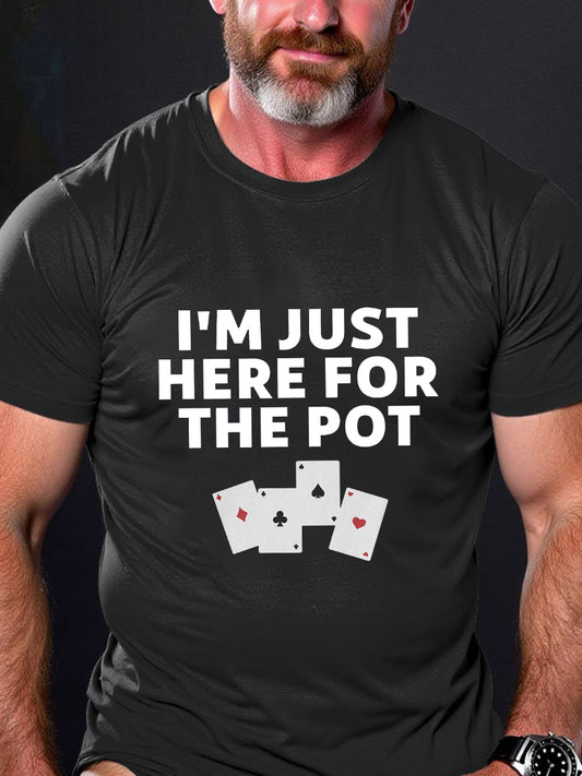 Men's poker T-shirt