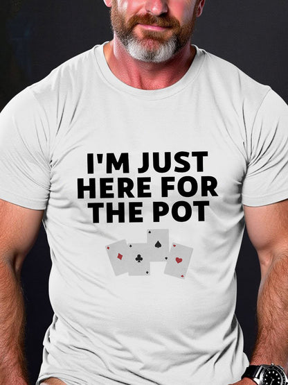 Men's poker T-shirt