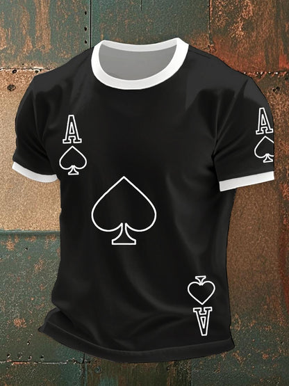 Men's Poker Ace of Spades T-shirts
