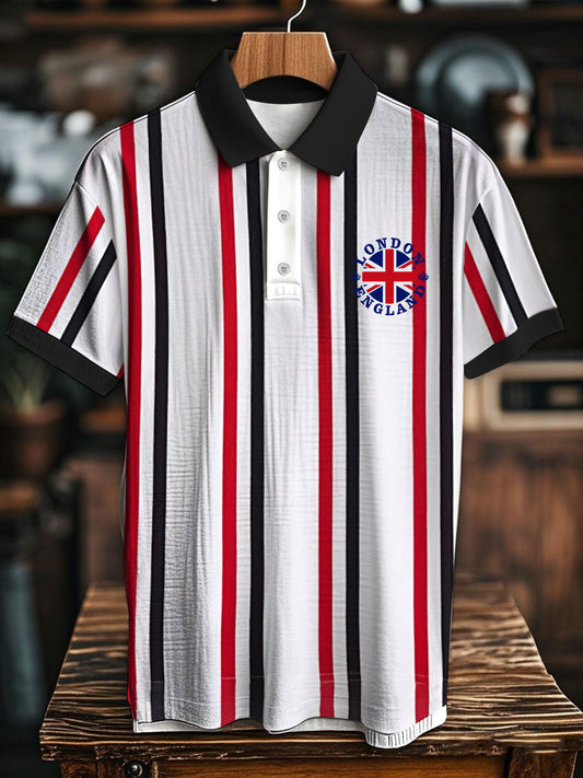Men's Vintage London England Casual Shirt