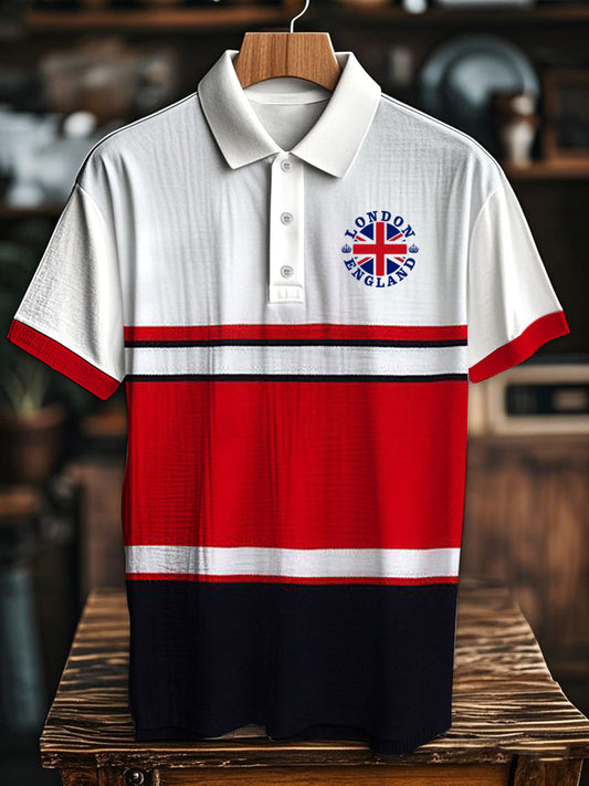 Men's Vintage London England Casual Shirt