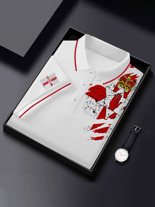 Men's Northern Ireland Printed Casual Short Sleeve Top