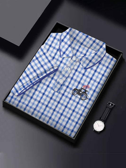 Men's British Farming Printed Casual Tops