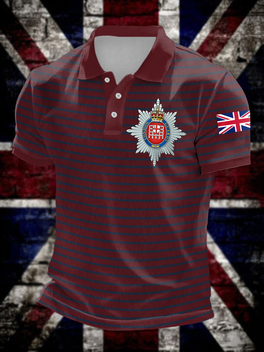 Men's London Guards Print short sleeve shirt