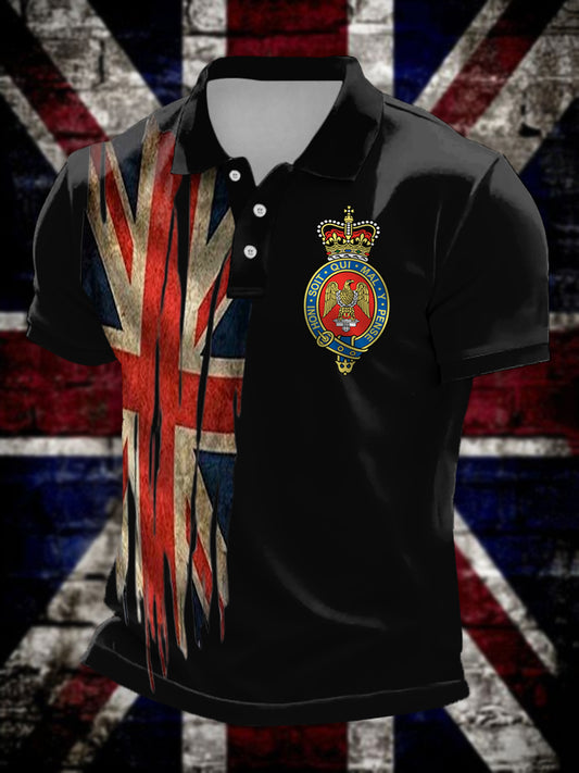 Men's Blues And Royals Print short sleeve shirt