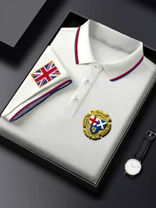 Men's British Business Badge Top