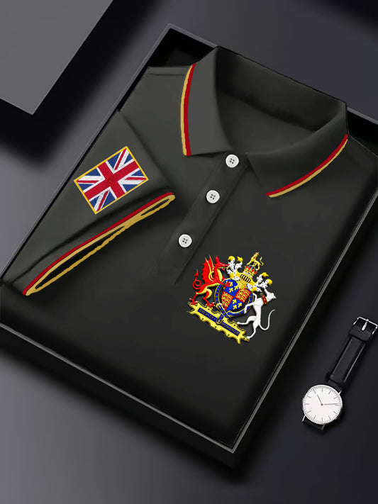 Men's British Business Badge Top