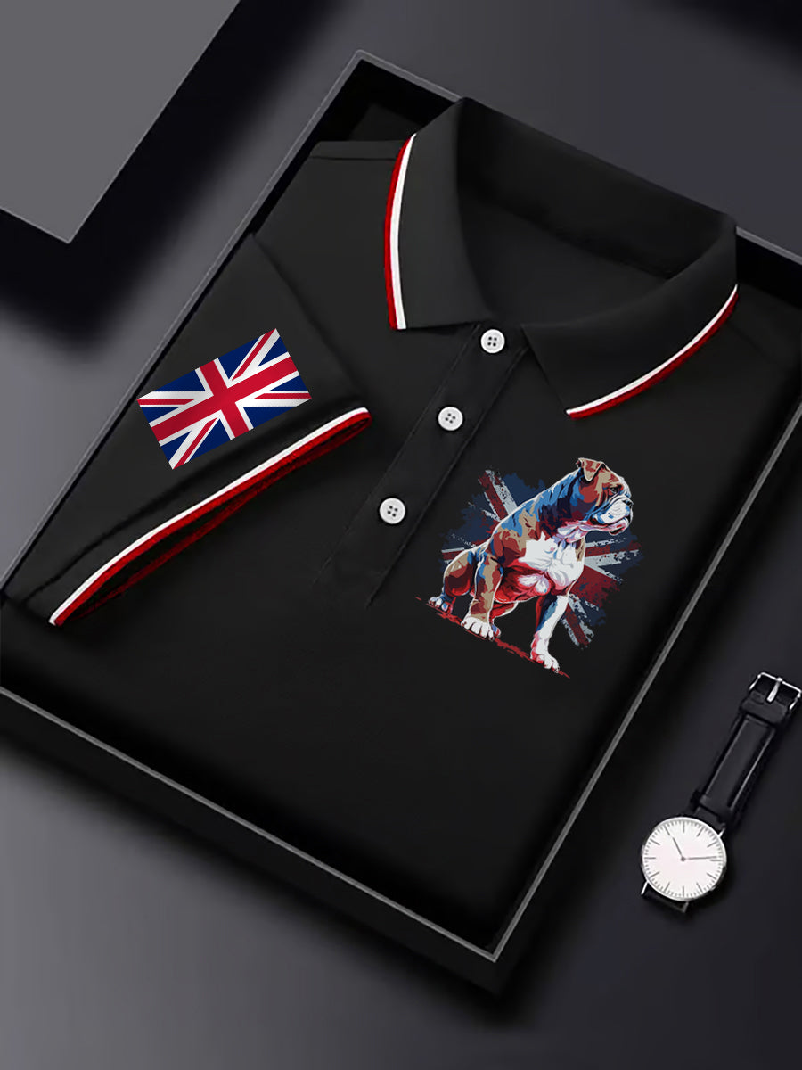Men's Vintage England Flag Casual Shirt