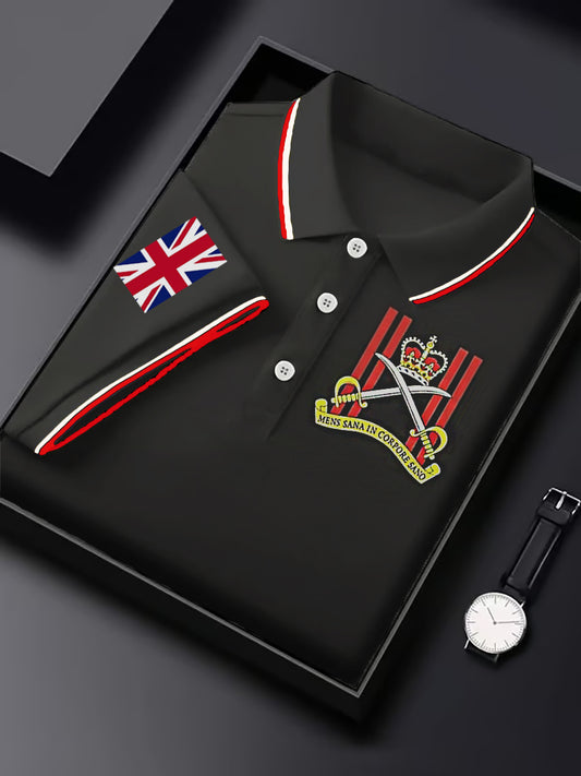 Men's Business Style Badge Top