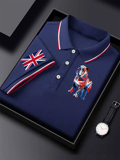 Men's Vintage England Flag Casual Shirt