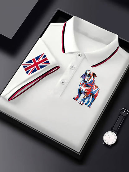 Men's Vintage England Flag Casual Shirt