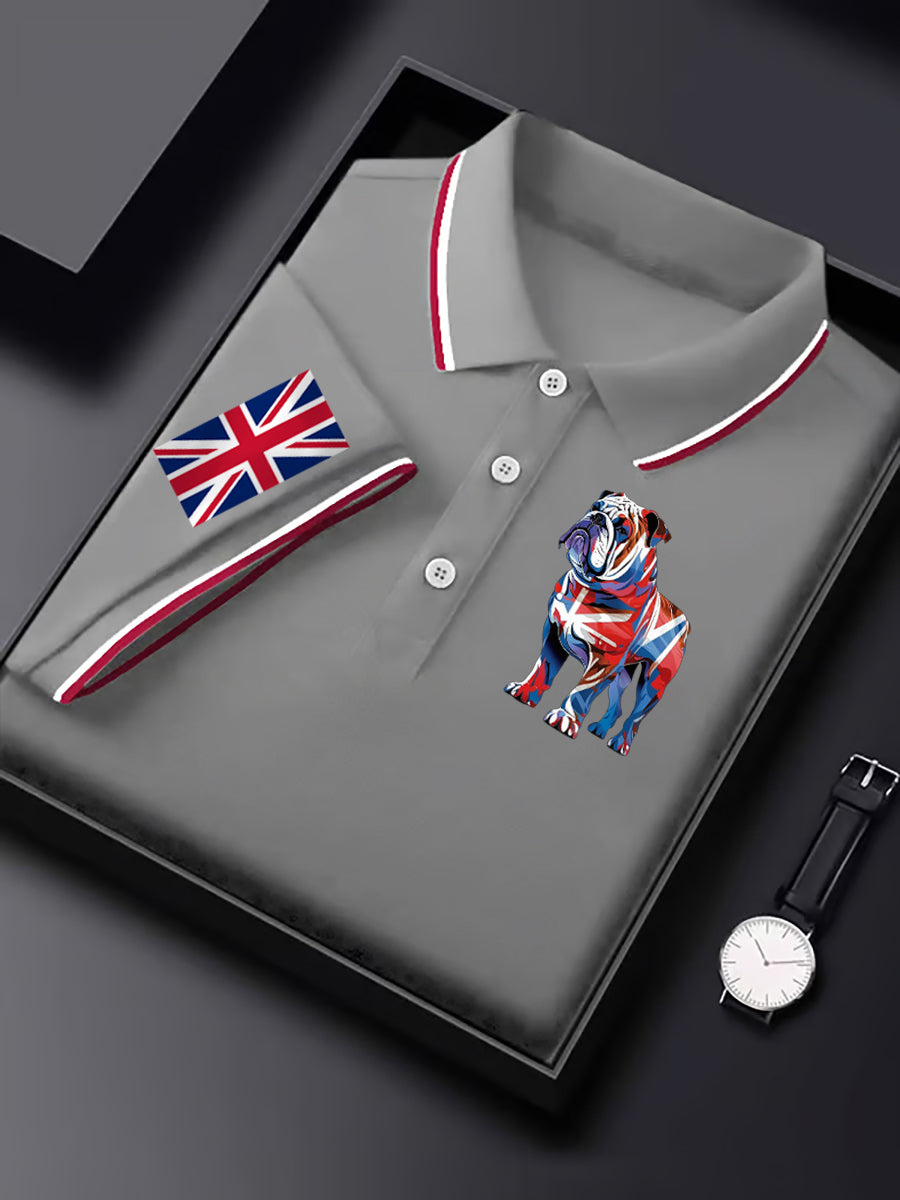 Men's Vintage England Flag Casual Shirt