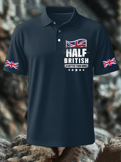 Men's UK Flag Pride Patriotic Printed Casual Tops