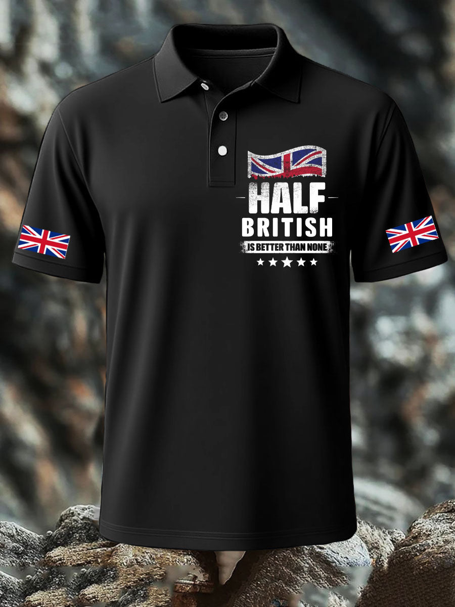 Men's UK Flag Pride Patriotic Printed Casual Tops