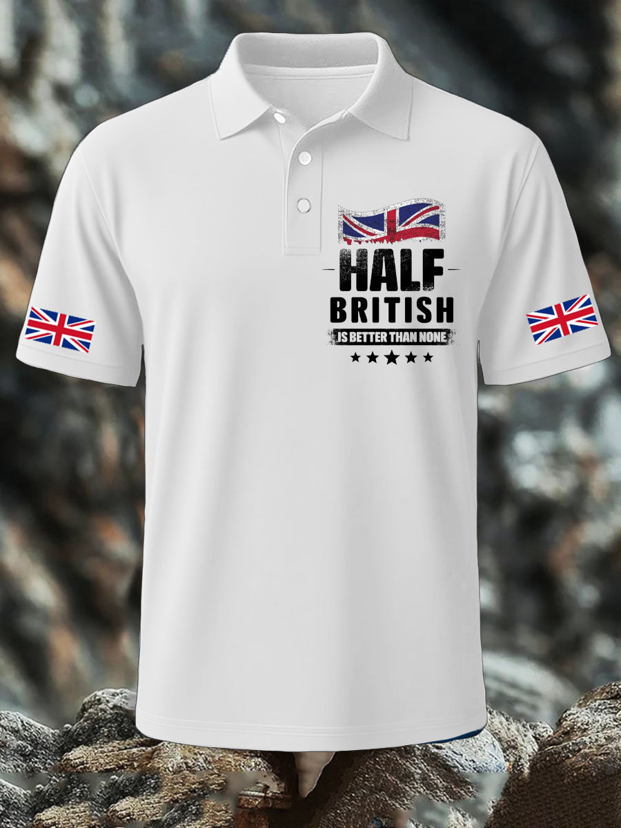 Men's UK Flag Pride Patriotic Printed Casual Tops