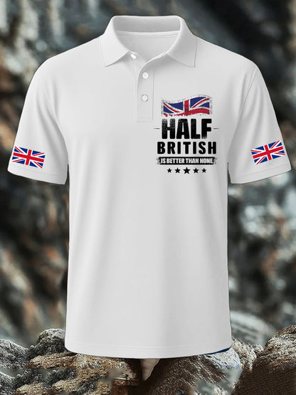 Men's UK Flag Pride Patriotic Printed Casual Tops