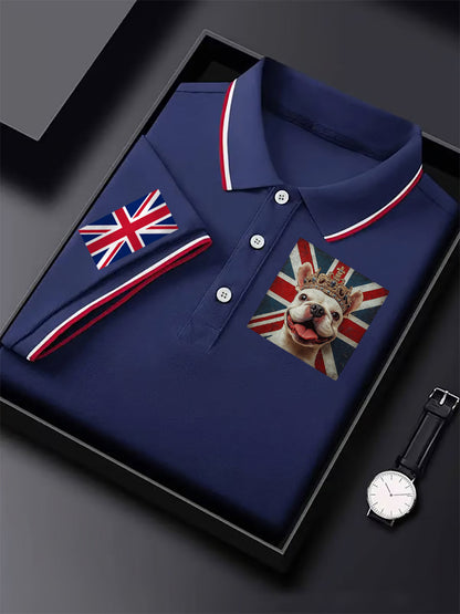 Men's Vintage England Flag Casual Shirt