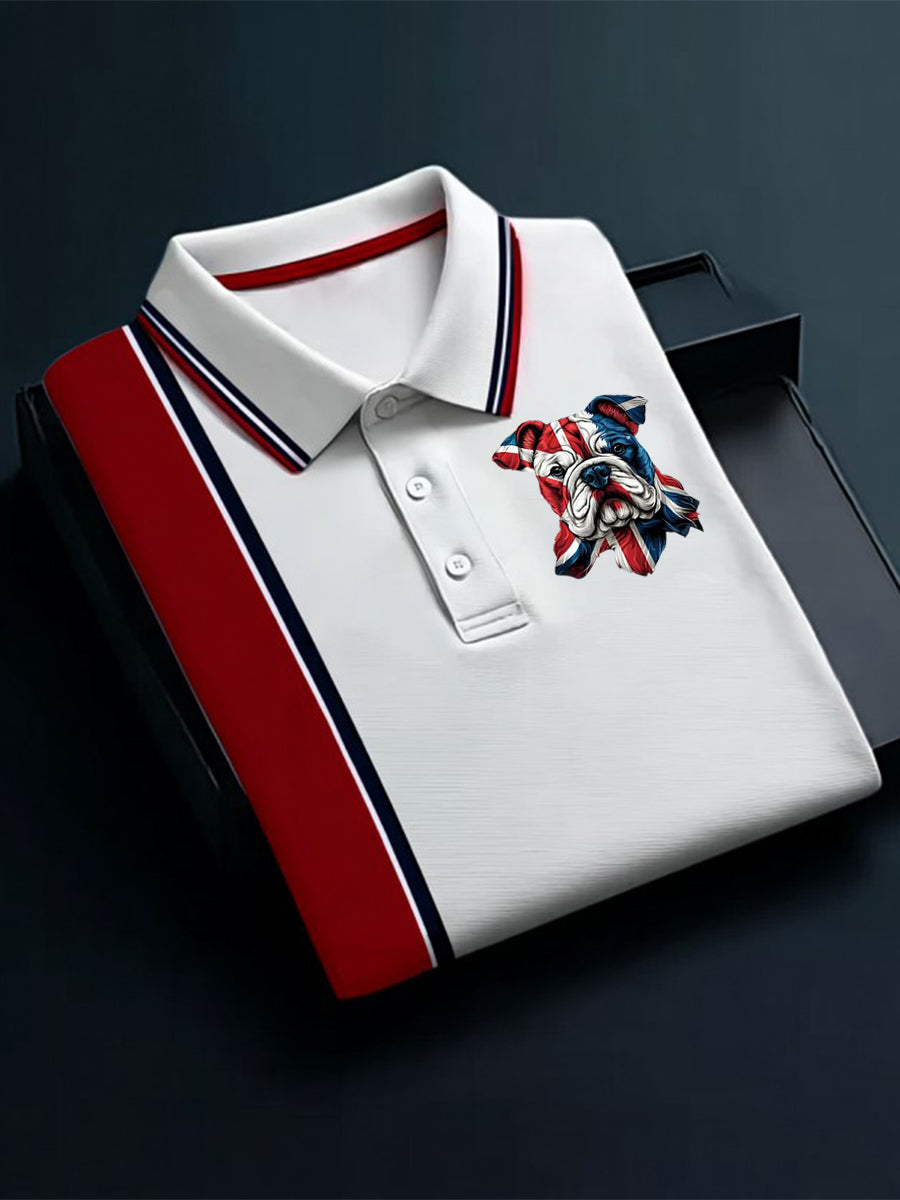 Men's Vintage England Flag Casual Shirt