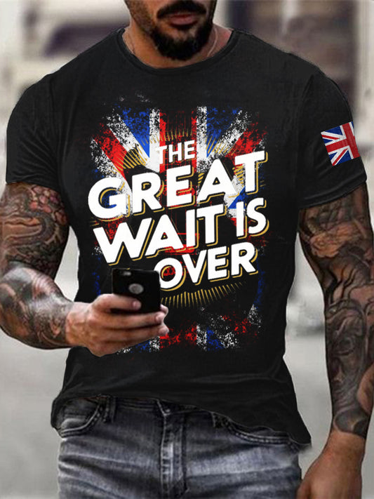 Men's Live '25 Tour The great wait is over Retro rock casual top