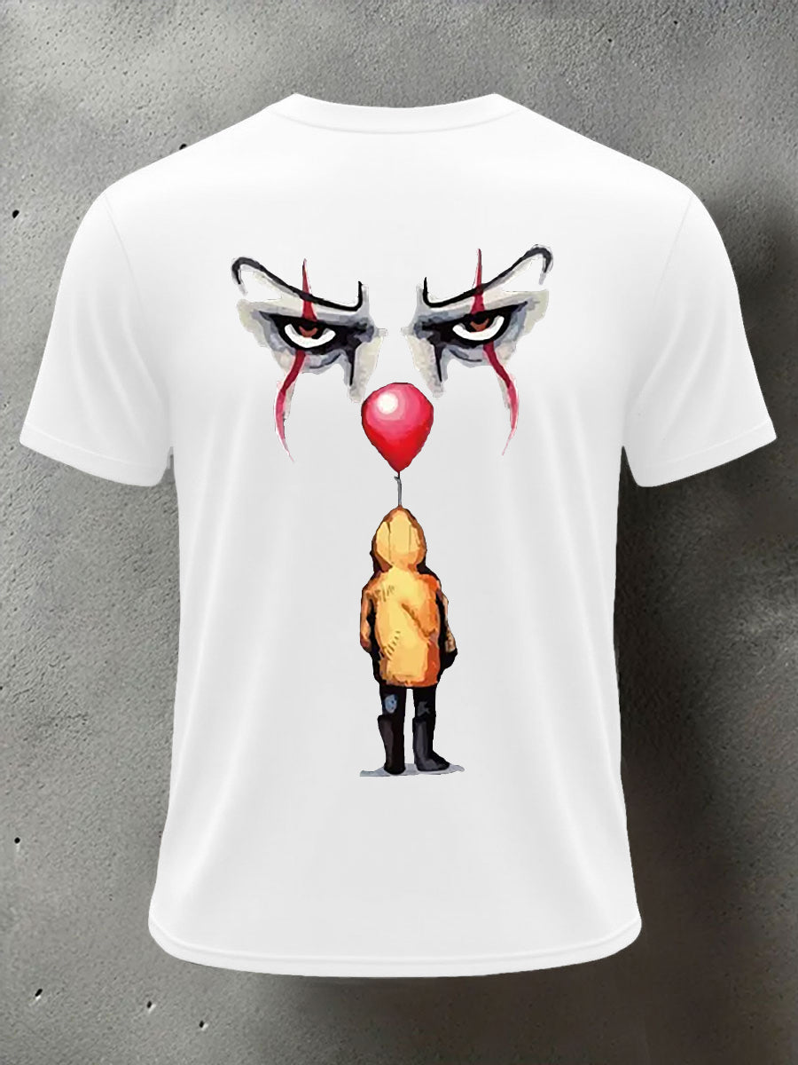 Men's Horror Halloween You'll Float Too Short Sleeve T-shirt