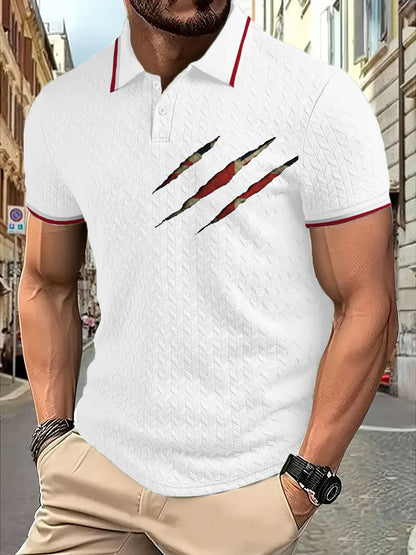 Men's UK Flag Printed Casual Tops