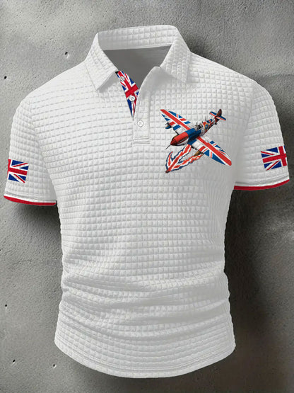 Men's Union Jack Fighter Short Sleeve Shirt